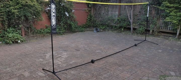 Before: worn brick and patchy lawn